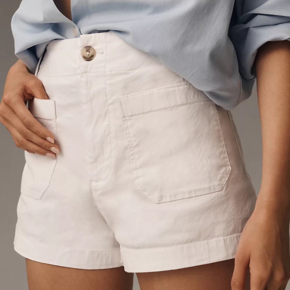 The Colette Shorts by Maeve Anthropology - White, size 25